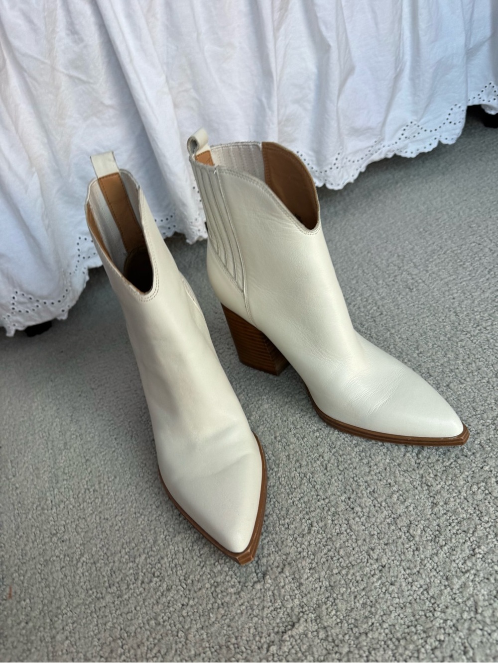 Mark Fisher Women’s Ivory Cowgirl Boot